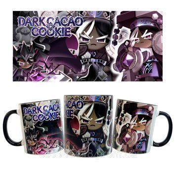 Кружка 330мл з Печивом Темне Какао / Dark Cacao Cookie з гри Cookie Run: Kingdom 2665191390 фото