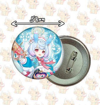 Значок металевий 58мм з Сіндживін по грі "Genshin Impact" З-GI-37 фото