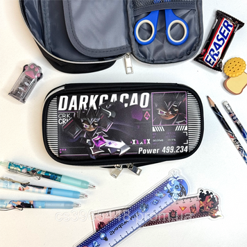 Шкільний пенал з Dark cacao\Темне какао по CookieRun Kingdom\Кукі ран 2737070652 фото